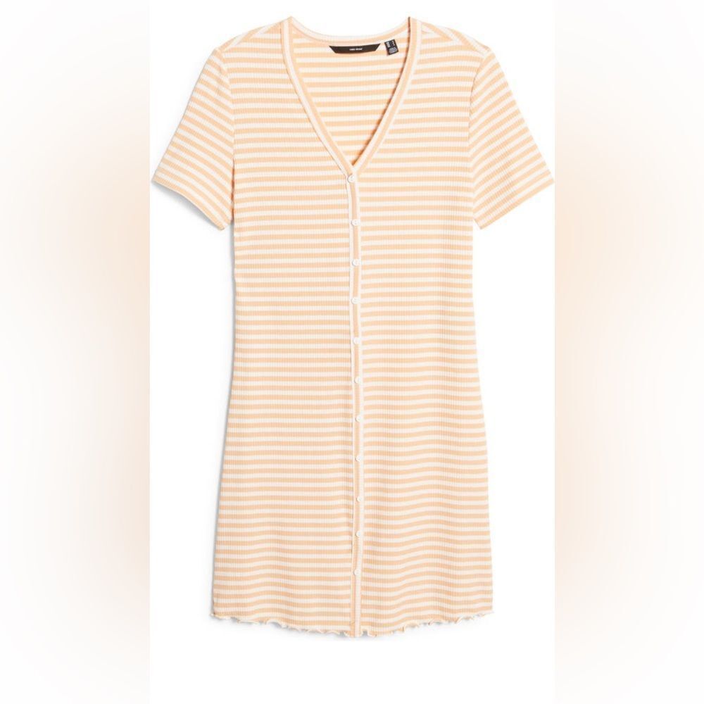 Vero Moda Short Sleeve Rib Dress    - Picture 5 of 6